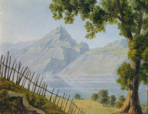Vista del lago Bourget